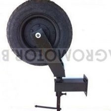 Каток опорный щетки МТЗ 5.00-10 с кронштейном стойкой в сборе