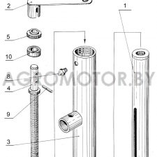 ПСТ9.01.11.000 Опора регулируемая