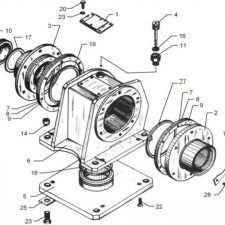 Редуктор КДН-04.100 косилки КДН-210